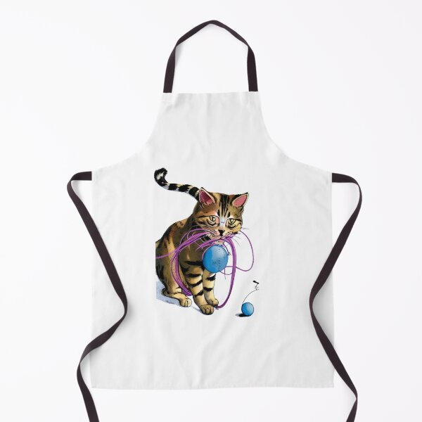 Item preview, Cat Playing With A Ball Of St classic designed and sold by SociableAnimals.