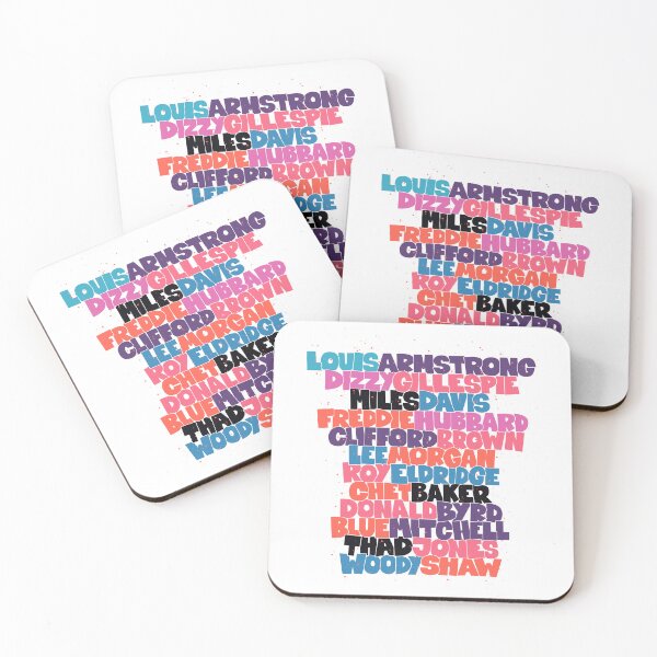 Item preview, Jazz Legends in Type: The Trumpet Players designed and sold by Boogosh.