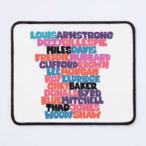 Item preview, Jazz Legends in Type: The Trumpet Players designed and sold by Boogosh.