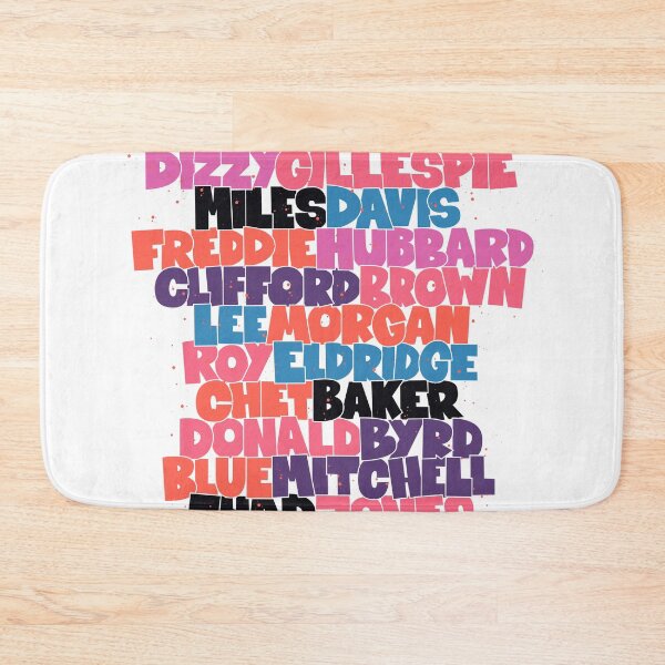 Item preview, Jazz Legends in Type: The Trumpet Players designed and sold by Boogosh.