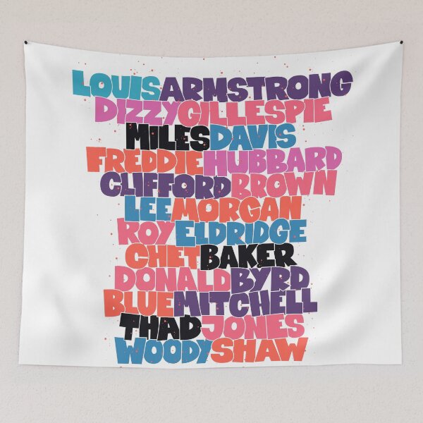 Item preview, Jazz Legends in Type: The Trumpet Players designed and sold by Boogosh.