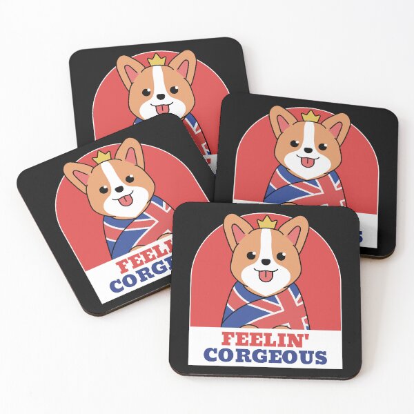 Item preview, Feeling Corgeous Funny Corgi designed and sold by Harmonick-Tees.