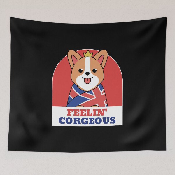 Item preview, Feeling Corgeous Funny Corgi designed and sold by Harmonick-Tees.