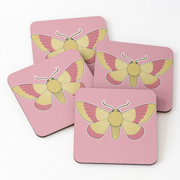 Item preview, Rosy Maple Moth designed and sold by eternalmothman.
