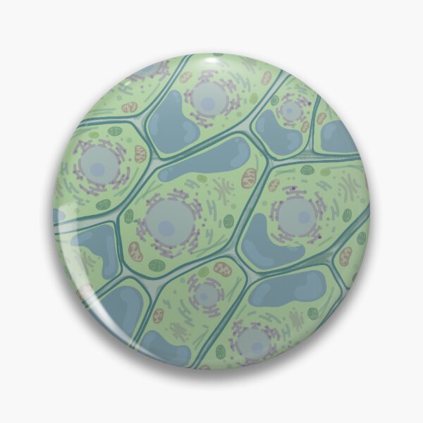 Item preview, Repeating Plant Cell Pattern designed and sold by Science Lab Designs.