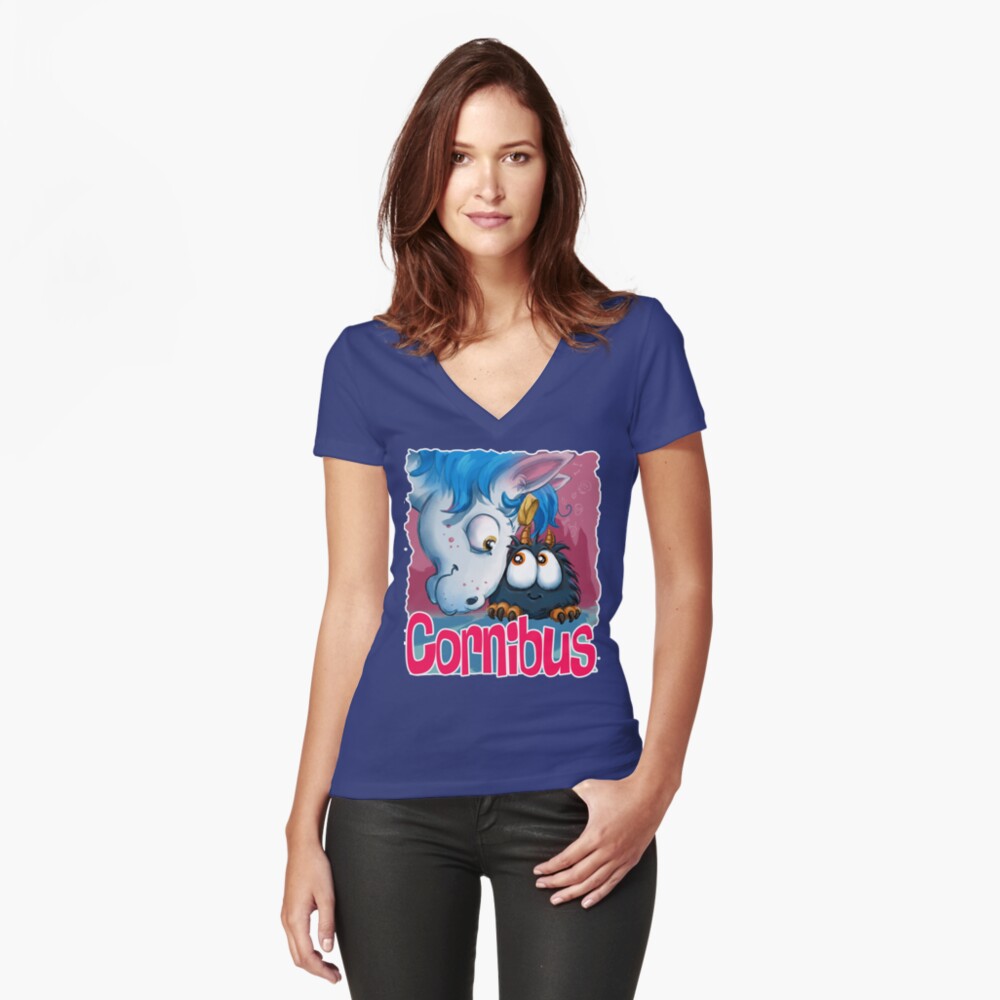 Artikel-Vorschau von Tailliertes T-Shirt mit V-Ausschnitt, designt und verkauft von LuziferJunior.