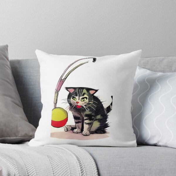 Item preview,   Cat Playing With A Ball Of St classic designed and sold by SociableAnimals.