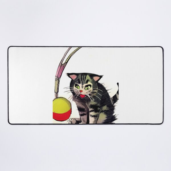Item preview, Cat Playing With A Ball Of St classic designed and sold by SociableAnimals.