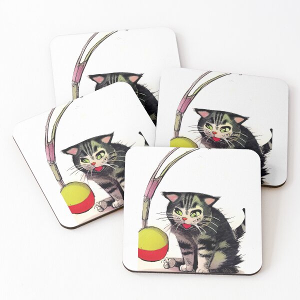 Item preview,   Cat Playing With A Ball Of St classic designed and sold by SociableAnimals.