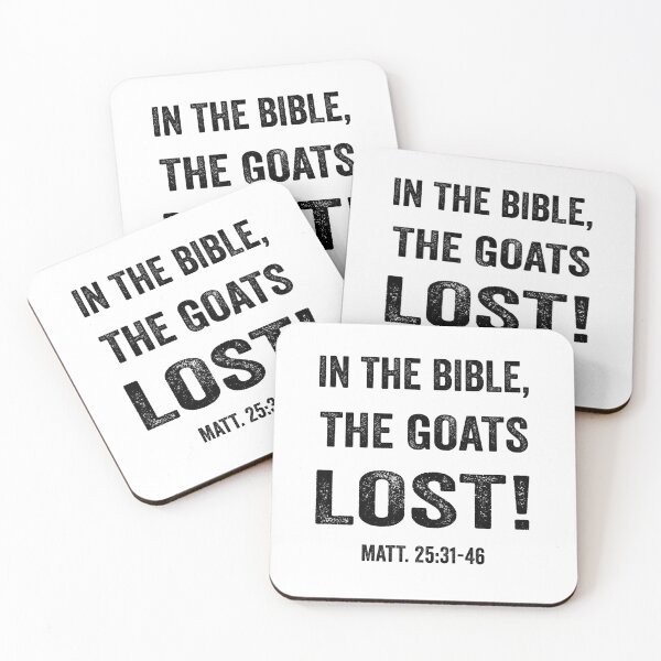 Item preview, Written In the scriptures with sheep and goat outcomes to look into. designed and sold by TJHstudio.