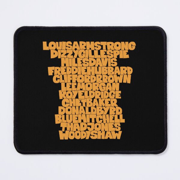 Item preview, Jazz Legends in Type: The Trumpet Players designed and sold by Boogosh.