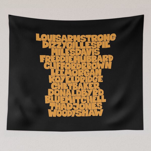 Item preview, Jazz Legends in Type: The Trumpet Players designed and sold by Boogosh.