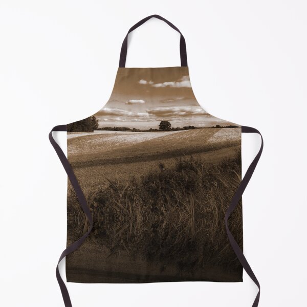 Item preview, Splendid scenic sepia view of German farmland of Schleswig-Holstein designed and sold by Khala.