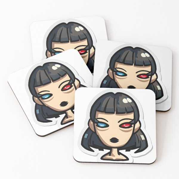 Item preview, Female Android Villain Sticker designed and sold by NickoGibson.