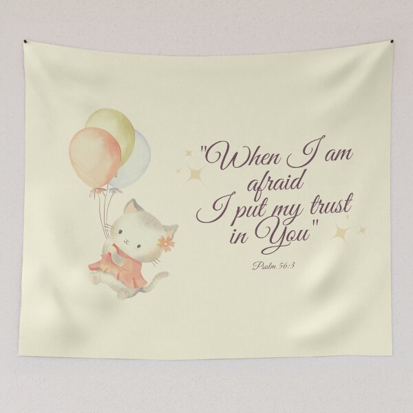 Item preview, Christian Quote - I put my trust in YOU - Psalm 56:3 designed and sold by All-About-Life.