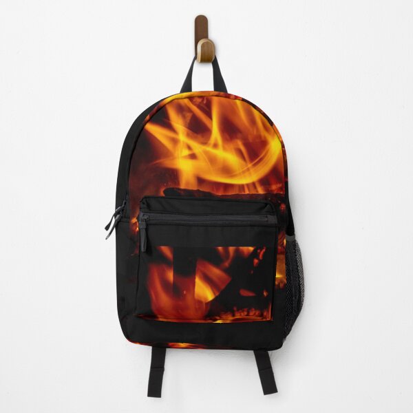 Item preview, Logfire in fireplace, bright flame and fire from burning woods designed and sold by SvarunPogani.