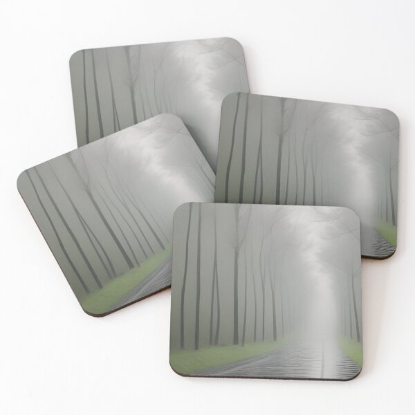 Item preview, Road through a forest in the rain designed and sold by Zosimus.