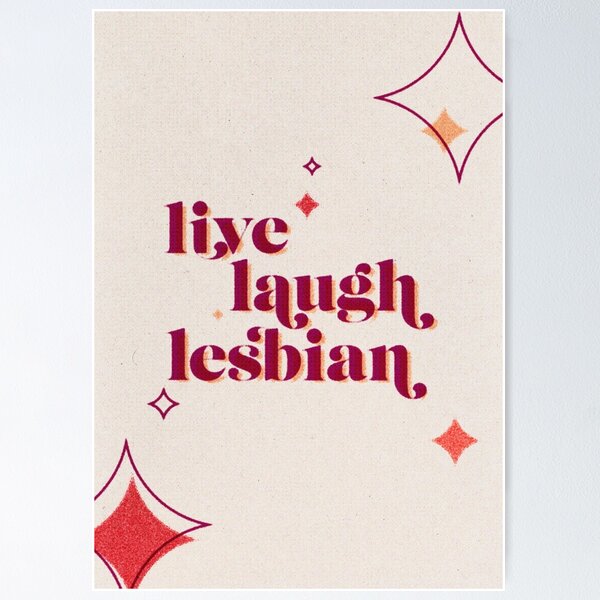 Artikel-Vorschau von Lebe lache lesbisch, designt und verkauft von RainbowGeekShop.