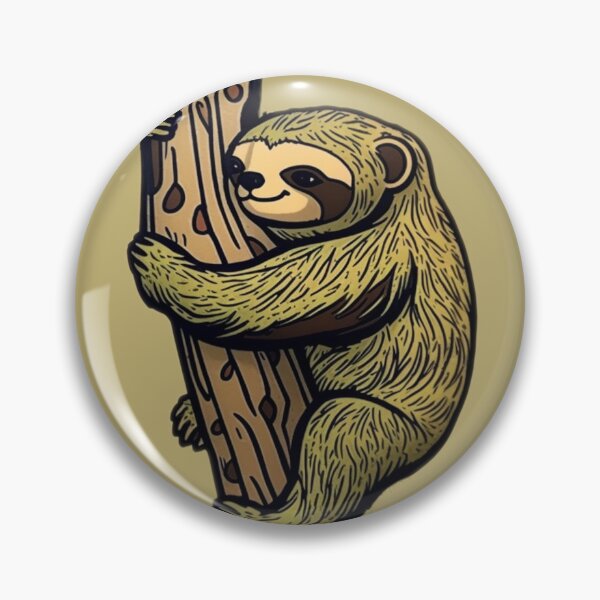 Artikelvorschau, Faultier auf einem Baum entworfen und verkauft von CopperCity Dungeon.