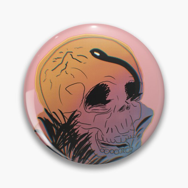 Item preview, Skull with Snake designed and sold by HappySHL.