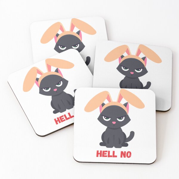 Item preview, Annoyed cat with rabbit ears designed and sold by ZdunekDesign.
