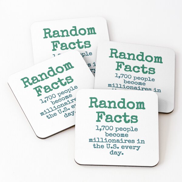 Item preview, 1700 People Become Millionaires - Trivia Fact designed and sold by CrankyOldDude.