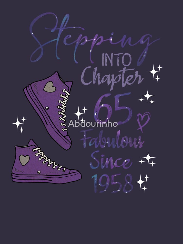 Discover Stepping Into Chapter 65th Fabulous Since 1958 65 years old | Essential T-Shirt 