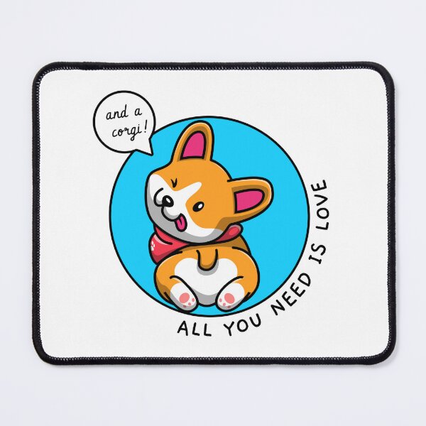 Item preview, All You Need Is Love… And A Corgi designed and sold by Harmonick-Tees.
