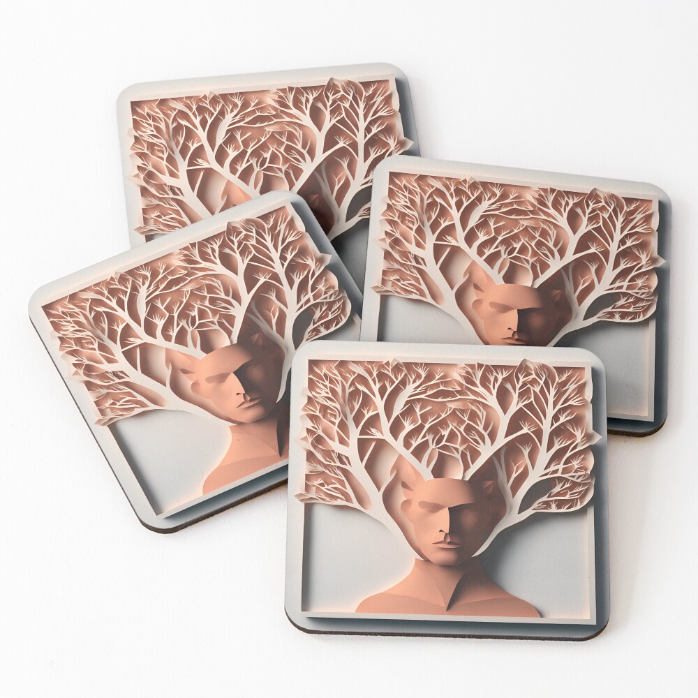 Item preview, Coasters (Set of 4) designed and sold by FormFinder.