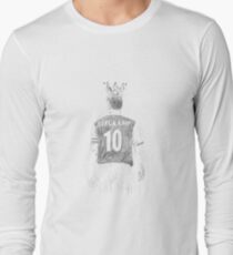 Pencil sketch Bergkamp Long Sleeve T-Shirt