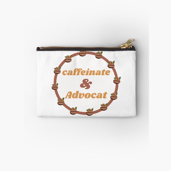Item preview, Caffeinate and advocate designed and sold by lovecatcoffee.