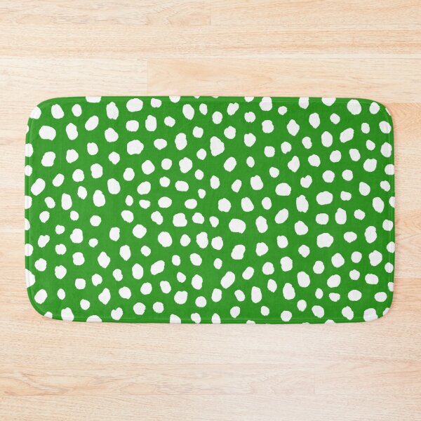 Item preview, White and Green, Animal Print, Brush Stroke Spots designed and sold by OneThreeSix.