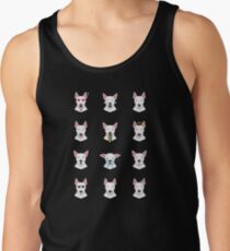 Bull Terrier Emoji Tank Top