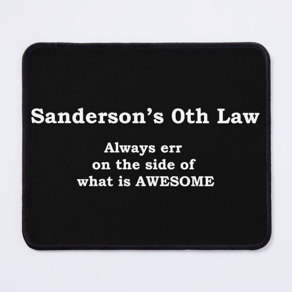 Item preview, Bradon Sanderson's Zeroth Law of Magic designed and sold by StateHouse.