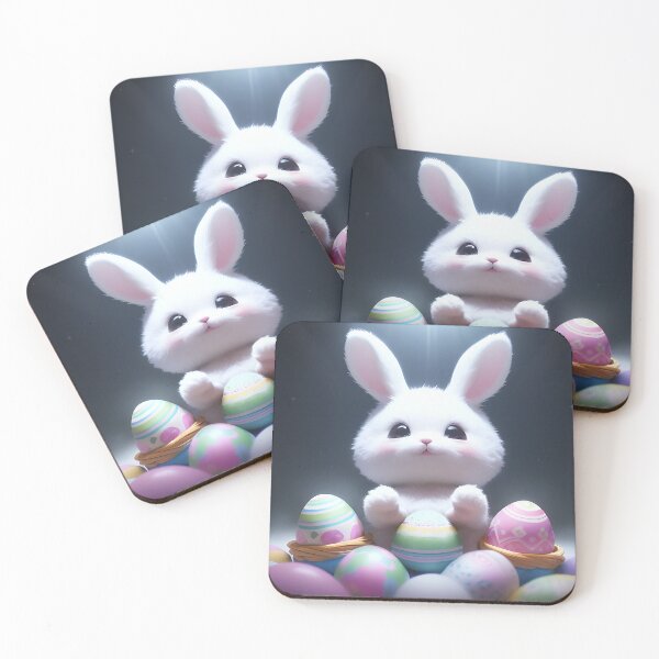 Item preview, Anime Cute White Bunny - 07 designed and sold by Rafael Branco.