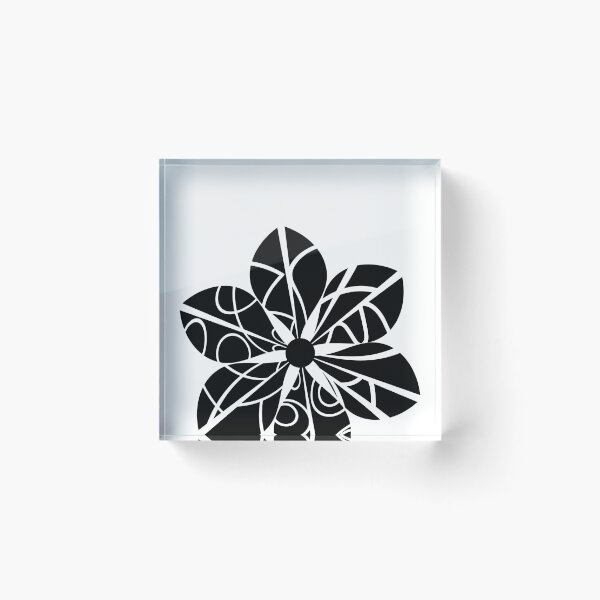 Item preview, Black Flower designed and sold by MC Art Studio.