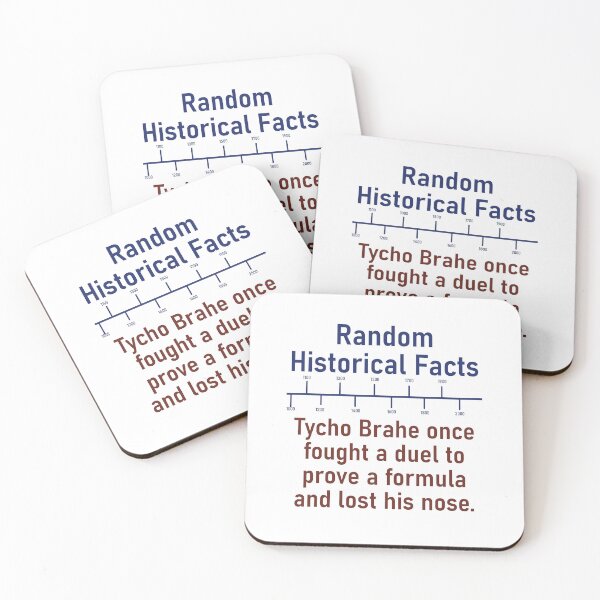 Item preview, Tycho Brahe Once Fought A Duel  - History Fact designed and sold by CrankyOldDude.