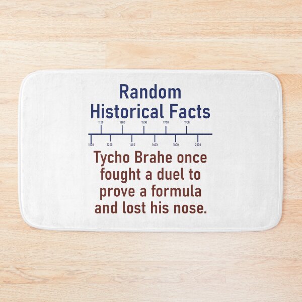 Item preview, Tycho Brahe Once Fought A Duel  - History Fact designed and sold by CrankyOldDude.