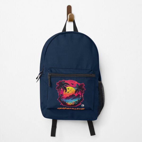 Item preview, Tropicwave: a tropical synthwave sunset designed and sold by Arktos-Design.