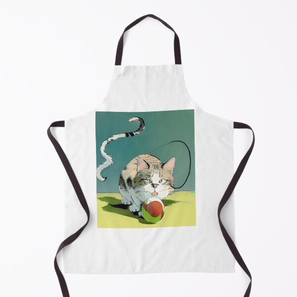 Item preview, Cat Playing With A Ball Of St classic designed and sold by SociableAnimals.