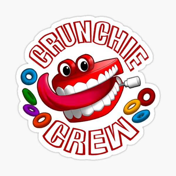 Crunchie Crew Badge Sticker