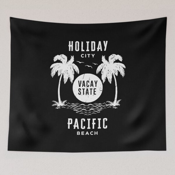 Item preview, Holiday City, Vacay State - Coastal Dreams - Vintage Vibes from Pacific Beach designed and sold by Life Stuff.