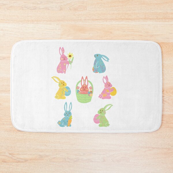 Item preview, Easter Bunny Carrying Egg Carrot Flower  designed and sold by StarStudio360.