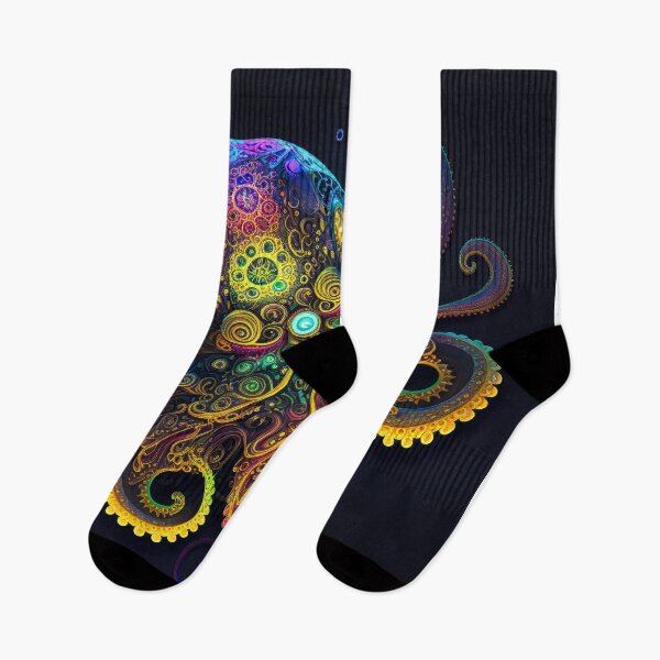 Item preview, Octopus 0021, A stunning digital creation, showcasing an octopus-like form crafted from the Mandelbrot set designed and sold by randycolby.