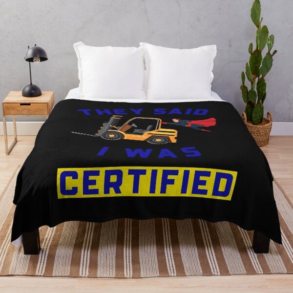 Item preview, Forklift Superhero They Said I Was Forklift Certified NFGB designed and sold by TeamsterLife.