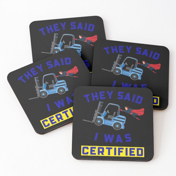 Item preview, Forklift Superhero They Said I Was Forklift Certified NFBB designed and sold by TeamsterLife.