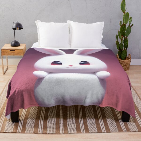 Item preview, Anime Cute White Bunny - 09 designed and sold by Rafael Branco.