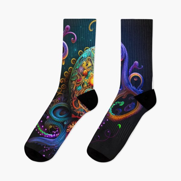 Item preview, Octopus 0026, An imaginative display of digital design, inspired by the beauty of the octopus form and the Mandelbrot set designed and sold by randycolby.