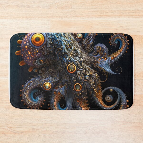 Item preview, Octopus 0030, A mesmerizing interplay of light and color, creating an otherworldly digital octopus designed and sold by randycolby.