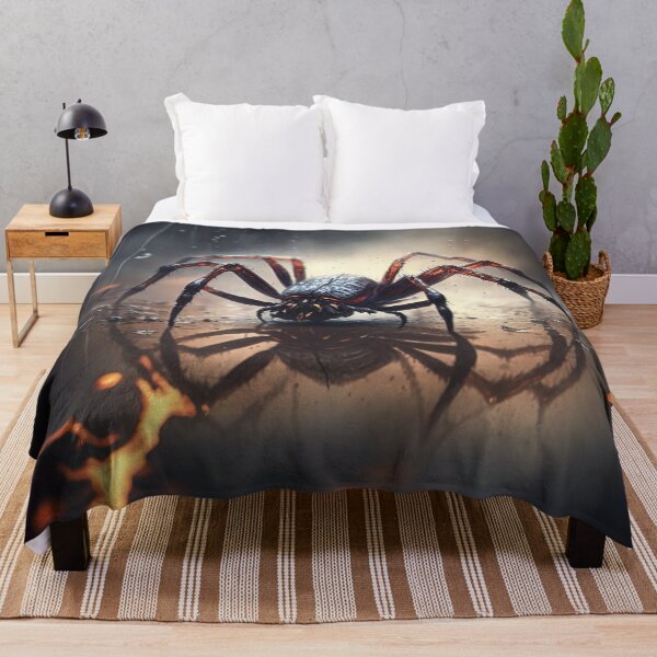 Item preview, spider in fire designed and sold by WallArtExclusiv.